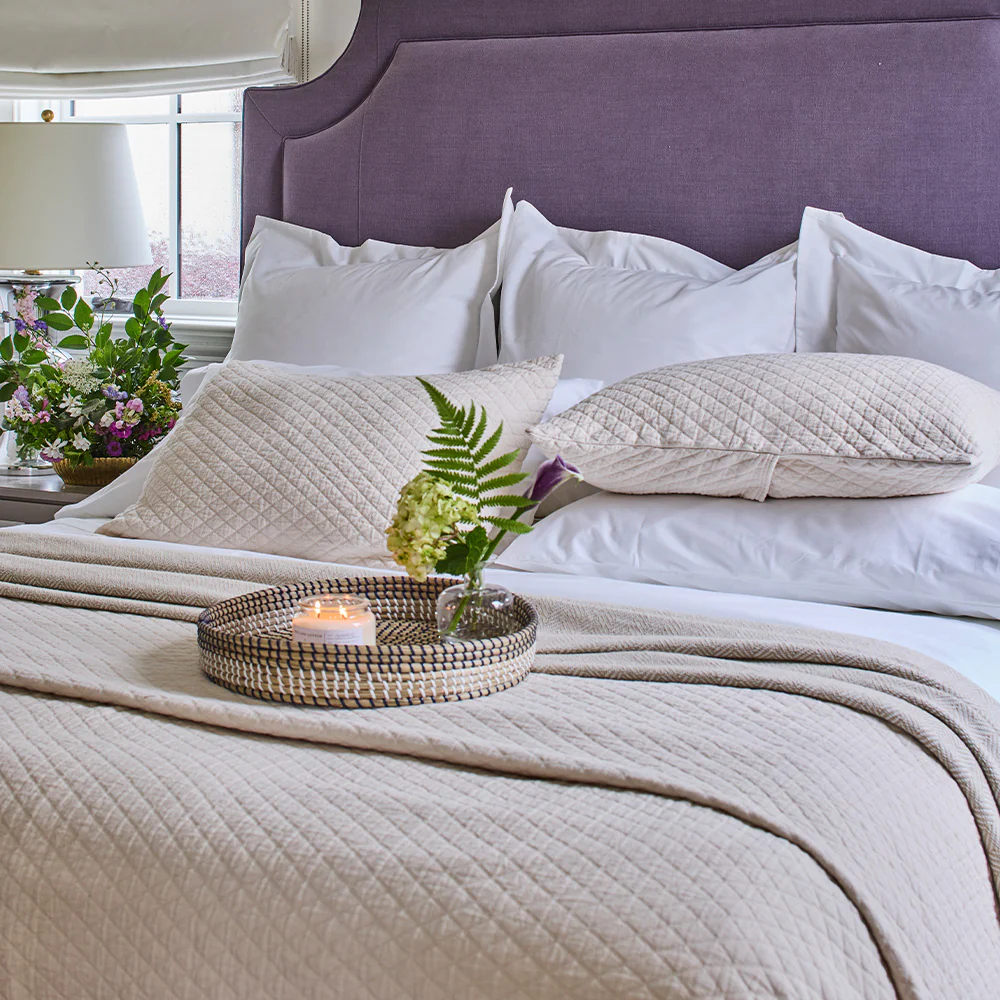 Diamond Matelassé Coverlet - Image 8