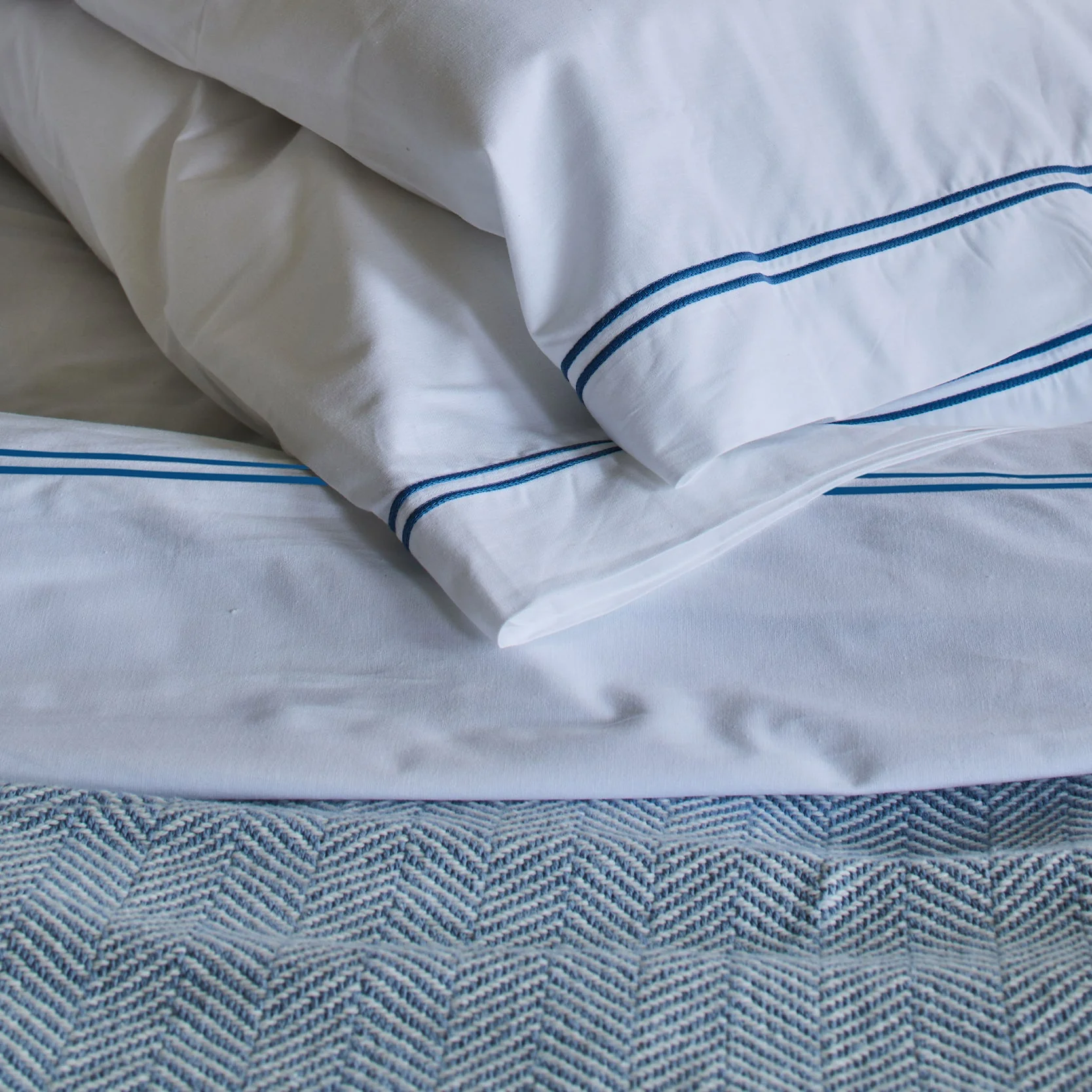 Ella Embroidered Flat Sheet - Image 6