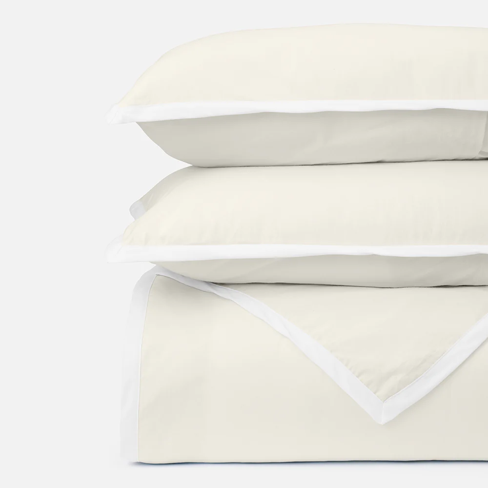 Essential Piping Duvet Cover & Shams - Image 2