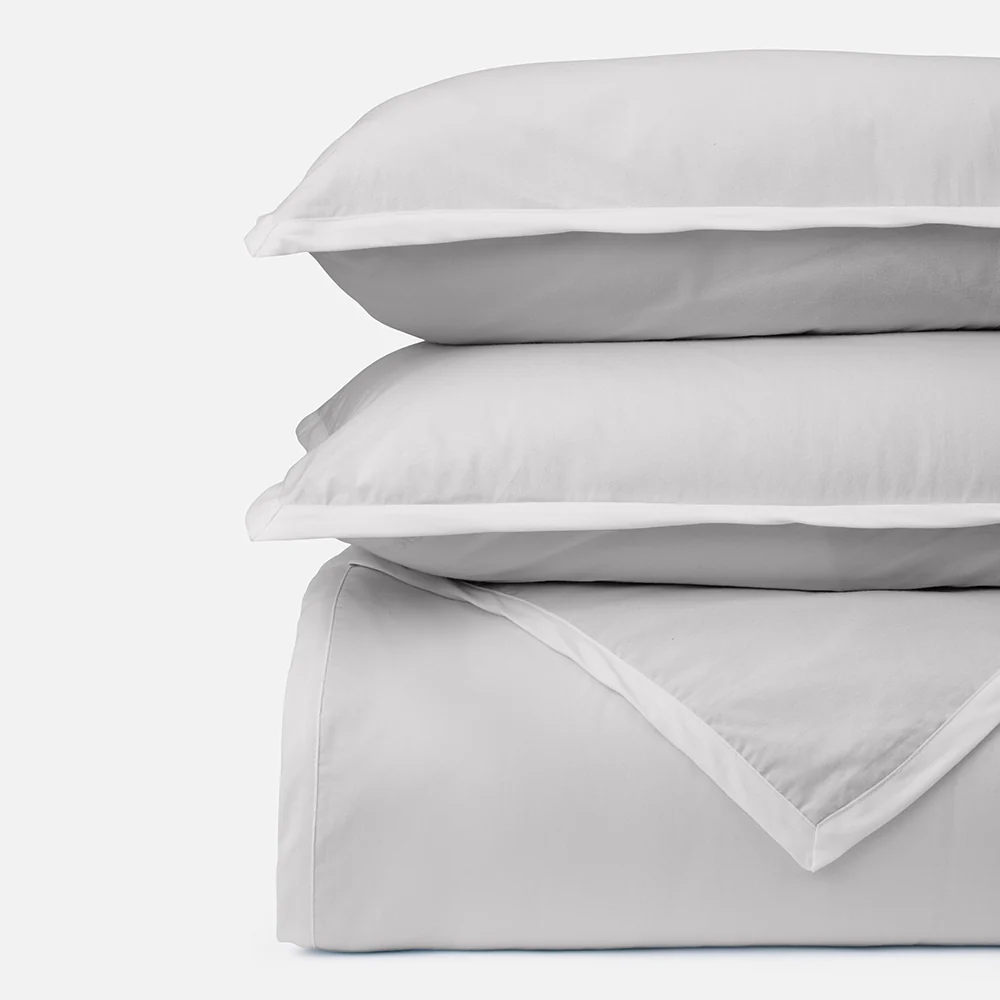 Essential Piping Duvet Cover & Shams - Image 3